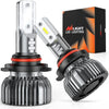 LED Headlight Nilight 9005 LED Headlight Bulbs, 350% Brighter, HB3 LED High Beam, Mini Size LED Headlight Conversion Kit, 6000K Cool White, 2-Pack